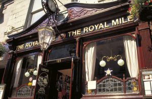 The Royal Mile Pub, Edinburgh, Lothian, Scotland.